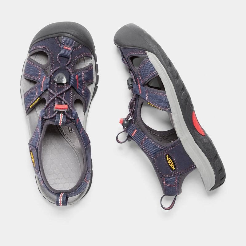 Keen Venice H2 Womens Sandals Navy/Coral Online (1683-VKOYC)